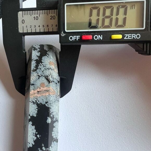 Snowflake Obsidian Crystal Tower (#10)‎ - Picture 6 of 8